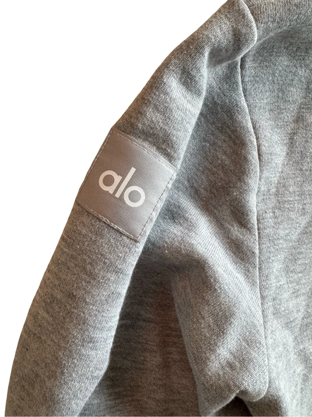 ALO Yoga Women's Gray Zip Hoodie Jacket Approx Size small